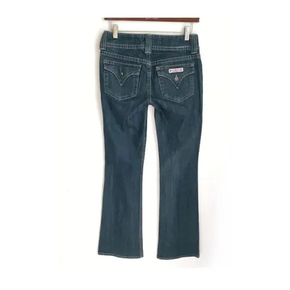 HUDSON SIGNATURE BOOTCUT BLUE JEANS LOW RISE WOMENS SIZE 26 - Picture 3 of 8